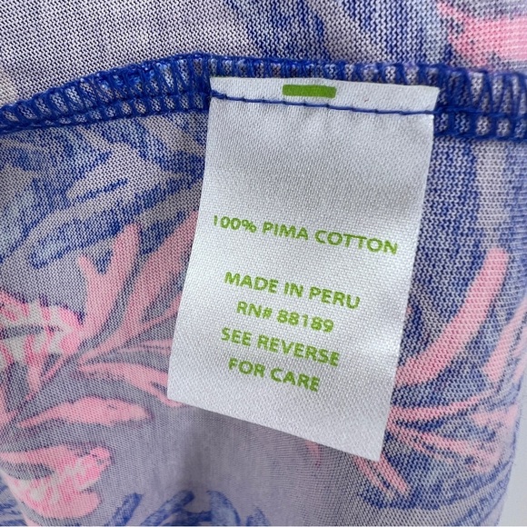 Lilly Pulitzer Dazzle Zebra Teigen Dress with Pink Leaf Patterns - Picture 7 of 10